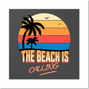 The Beach is Calling 1 Posters and Art